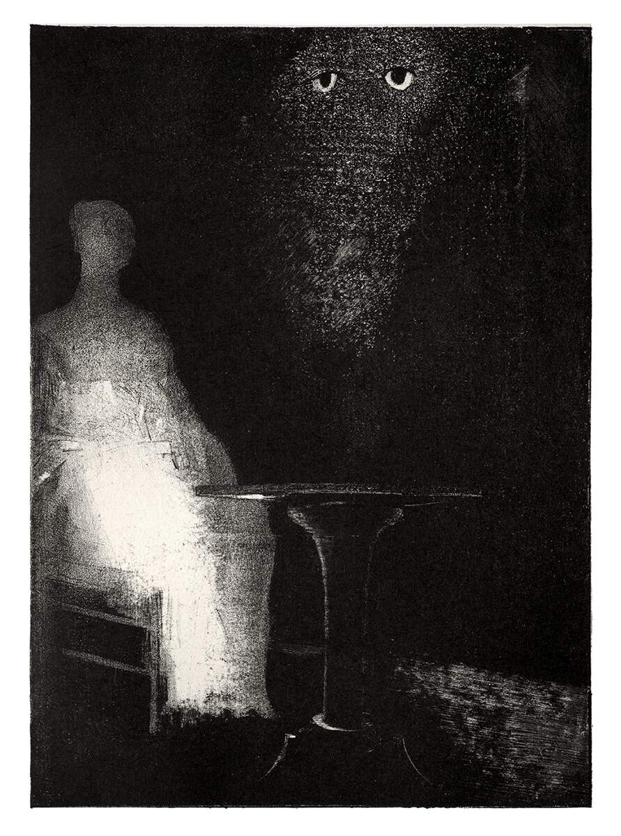 The mirror-stage in a broken hall